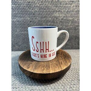 Baum "Sshh...There's Wine In Here" Ceramic Novelty Mug JUMBO